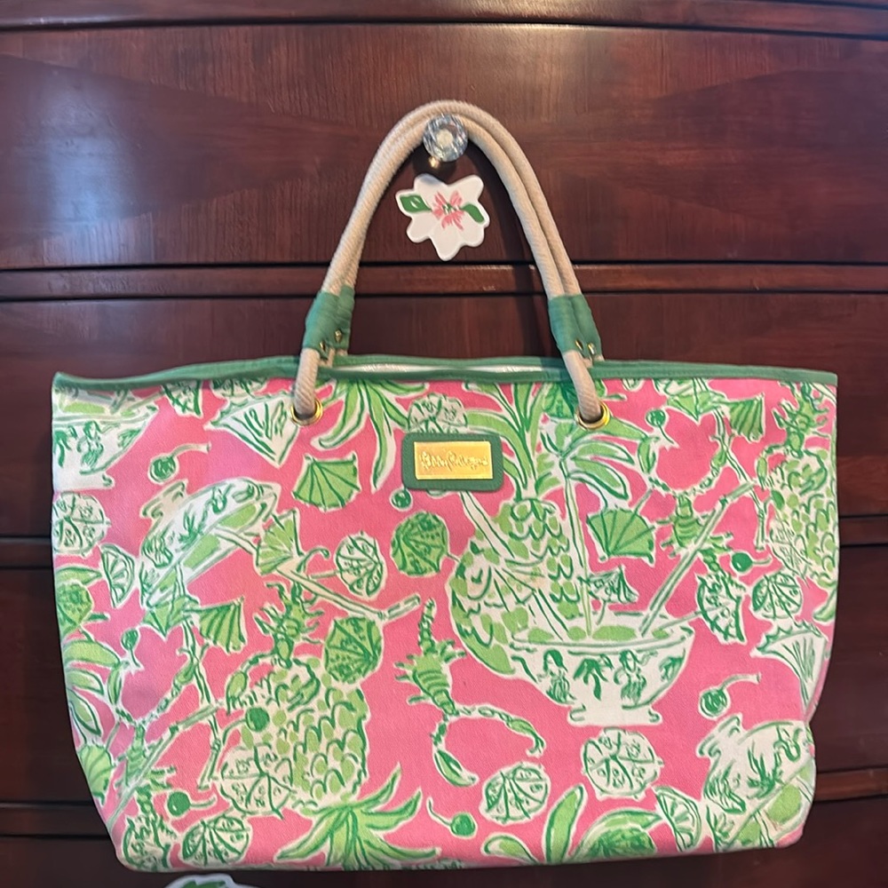 Lilly Pulitzer Scorpion Bowl Print Shoreline Tote